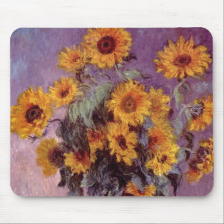 Tapis De Souris Claude Monet - bouquet des tournesols