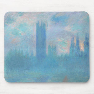 Tapis De Souris Claude Monet. Chambres du Parlement de Londres. Bl