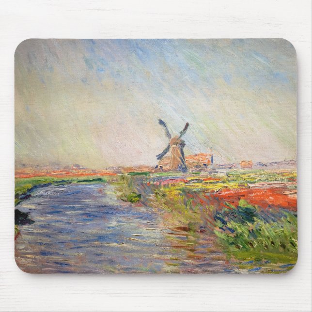 Tapis De Souris Claude Monet - Champ de Tulipes en Hollande (Devant)