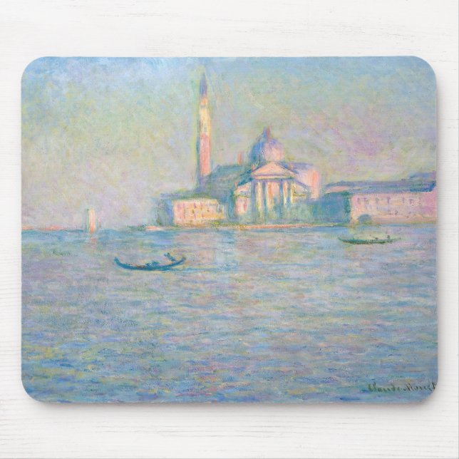 Tapis De Souris Claude Monet - Church of San Giorgio Maggiore (Devant)