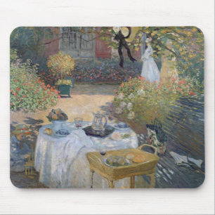 Tapis De Souris Claude Monet Déjeuner : Le jardin de Monet Arge
