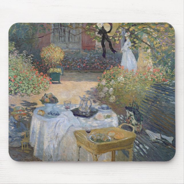 Tapis De Souris Claude Monet | Déjeuner : Le jardin de Monet Argen (Devant)