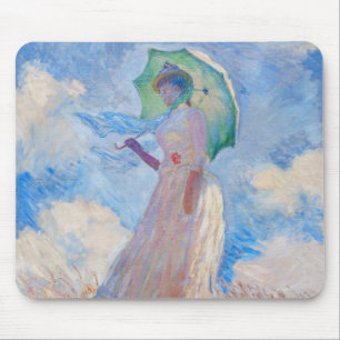 Tapis De Souris Claude Monet - Femme avec parasol/parapluie