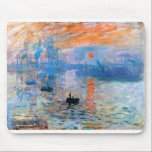 Tapis De Souris Claude Monet Impression, Sunrise (1872)<br><div class="desc">Claude Monet Impression,  Sunrise (1872) célèbre peinture. Attribution : Image par https://www.rawpixel.com/</div>