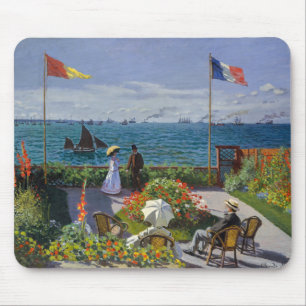 Tapis De Souris Claude Monet - Jardin de Sainte-Adresse