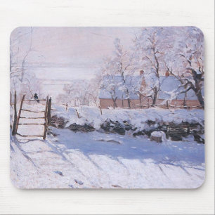 Tapis De Souris Claude Monet-La Magpie