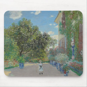 Tapis De Souris Claude Monet - La Maison de l'artiste à Argenteuil