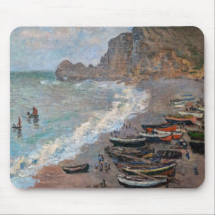 Tapis De Souris Claude Monet - La Plage à Etretat