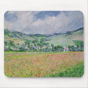 Tapis De Souris Claude Monet   le champ de pavot près de Giverny,