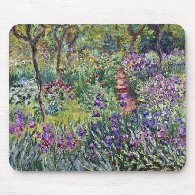 Tapis De Souris Claude Monet - Le jardin de l'artiste à Giverny (Devant)