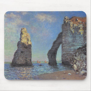 Tapis De Souris Claude Monet les falaises aux cadeaux de destin d'