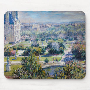 Tapis De Souris Claude Monet - Les Jardins des Tuileries