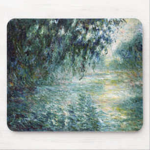 Tapis De Souris Claude Monet Matin sur la Seine