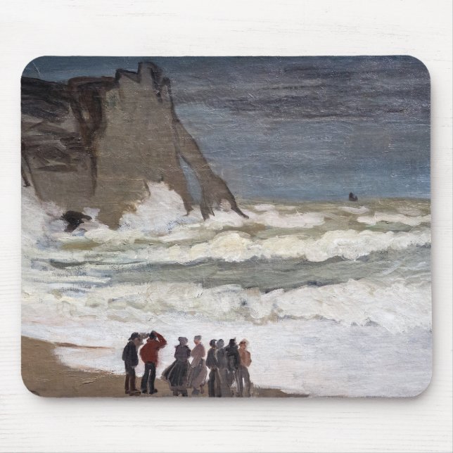 Tapis De Souris Claude Monet - Mer Noire à Etretat (Devant)
