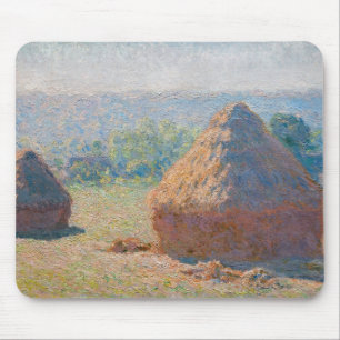 Tapis De Souris Claude Monet - Meules, fin de l'été