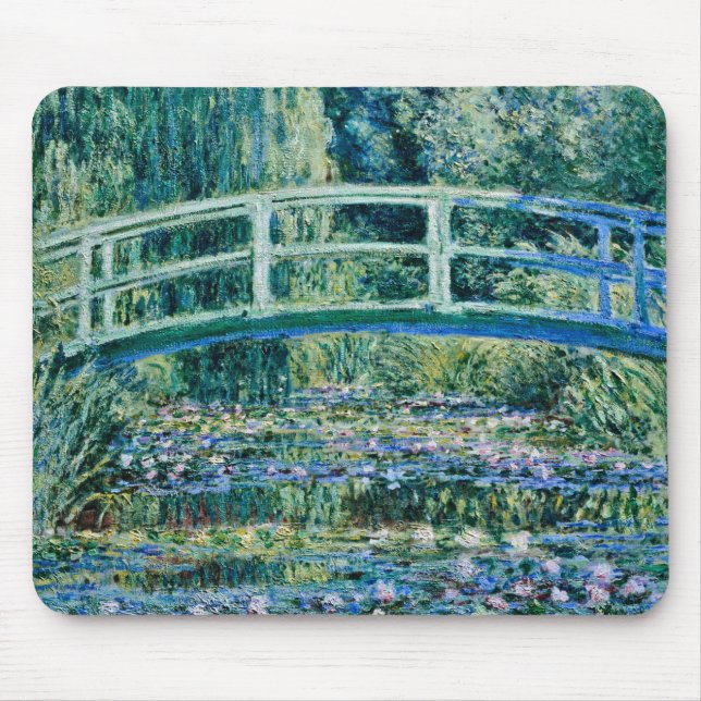 Tapis De Souris Claude Monet - Pont D'Eau Et Pont Japonais (Devant)