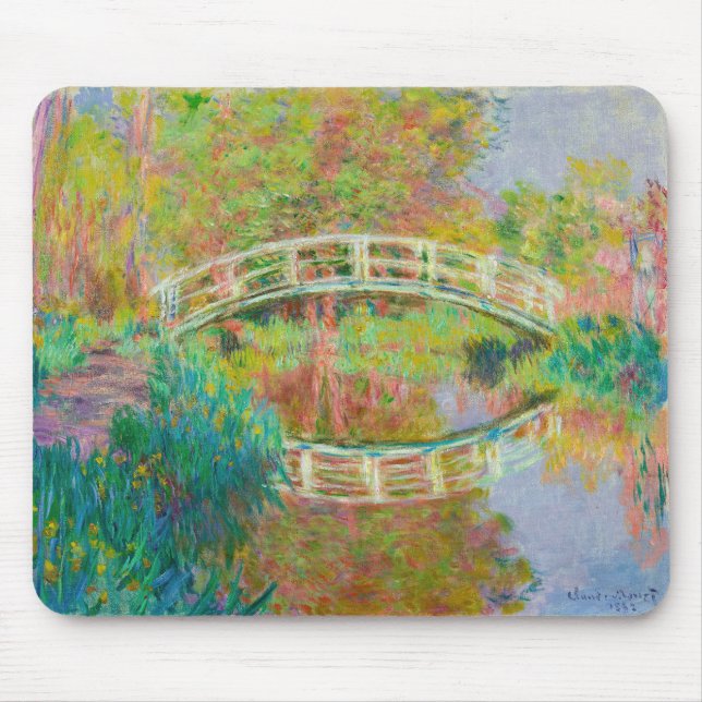 Tapis De Souris Claude Monet - Pont Japonais, Giverny (Devant)
