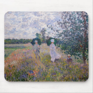 Tapis De Souris Claude Monet - Promenade près d'Argenteuil