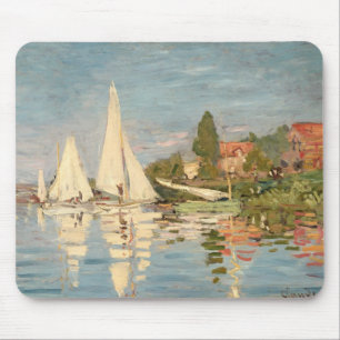 Tapis De Souris Claude Monet Regatta at Argenteuil, c.1872