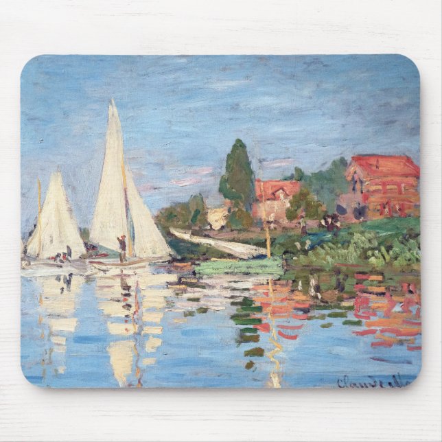 Tapis De Souris Claude Monet - Regattas at Argenteuil (Devant)