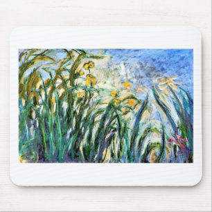 Tapis De Souris Claude Monet Yellow Irises et Malva 19