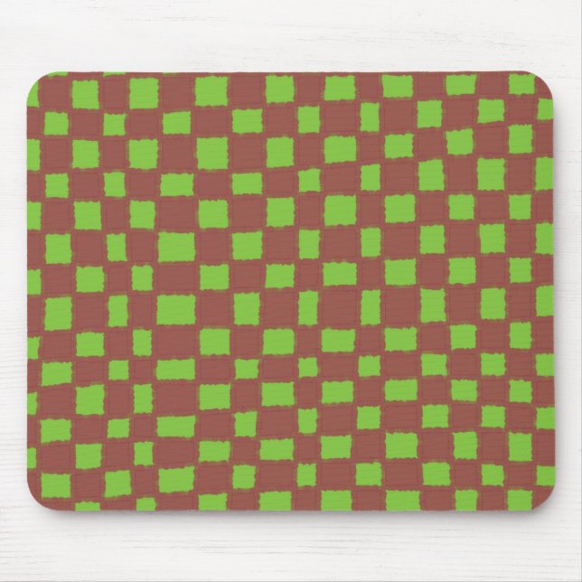 Tapis De Souris Clavier Brown et vert classique et élégant (Devant)
