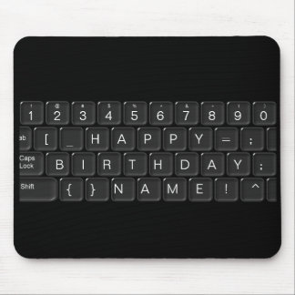 Tapis De Souris Clavier de "joyeux anniversaire"