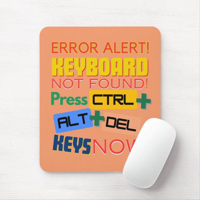 Tapis De Souris Clavier d'ordinateur non trouvé !  (Avec souris)