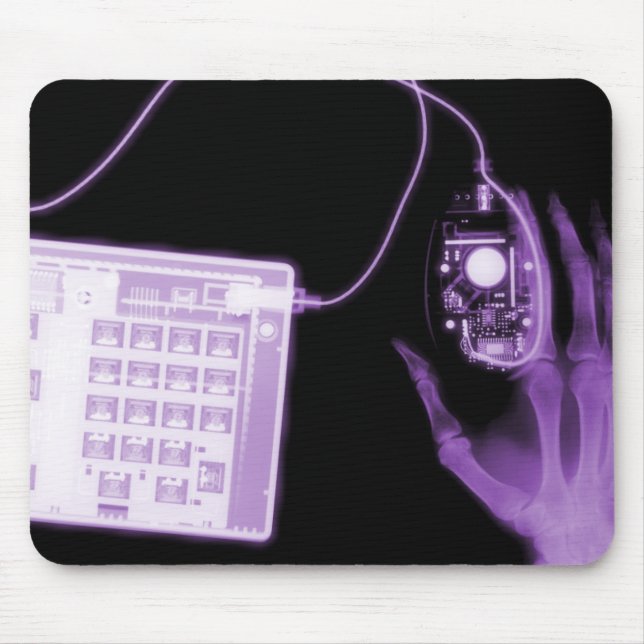 Tapis De Souris Clavier et souris X-Ray Skeleton (Devant)