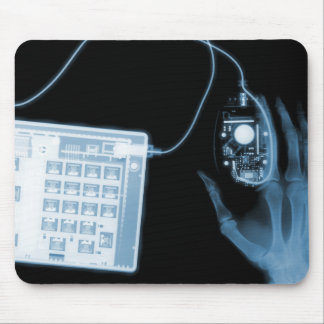 Tapis De Souris Clavier et souris X-Ray Skeleton