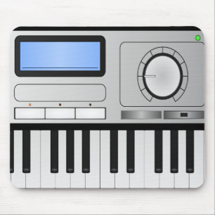 Tapis De Souris Clavier Mousepad de synthétiseur de Digitals