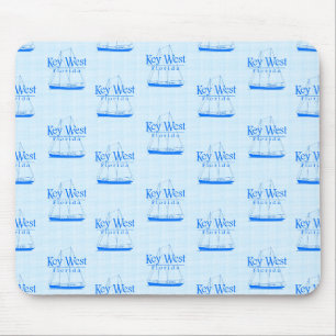 Tapis De Souris Clé Bleue Clé Ouest Floride Nautique Voilier