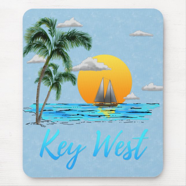 Tapis De Souris Clé de navigation Ouest Floride (Devant)