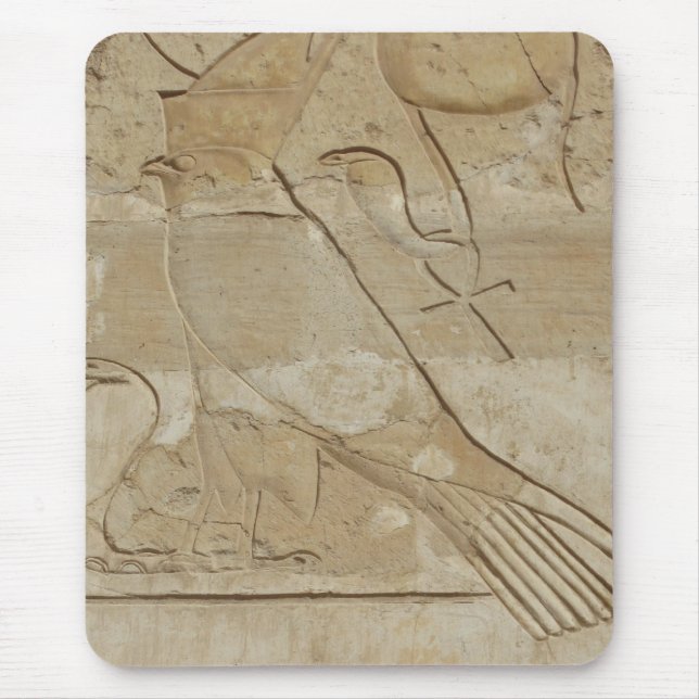 Tapis De Souris Clé égyptienne antique de la vie Ankh avec HORUS (Devant)