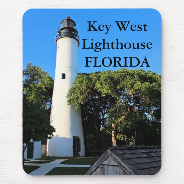 Tapis De Souris Clé West Phare, Floride Mousepad (Devant)