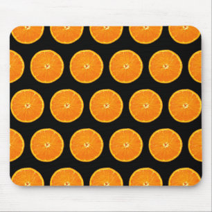 Tapis De Souris Clémentines sur le noir
