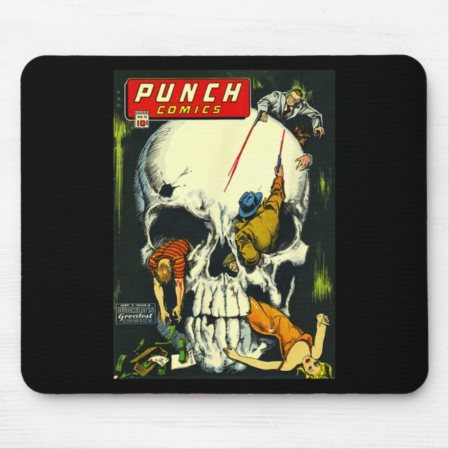 Tapis De Souris Clic Monster Poster Horror Comic Book (Devant)
