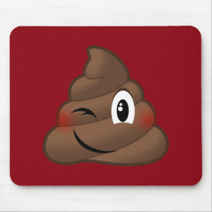 Tapis De Souris Cligner de l'oeil la dunette Emoji