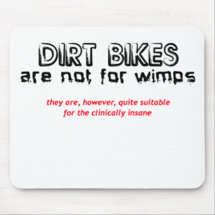 Tapis De Souris Cliniquement Fou - Motocross en moto tout-terrain