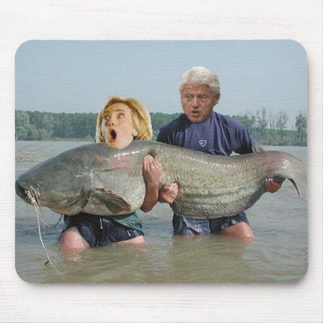 Tapis De Souris Clinton de poisson Mousepad (Devant)