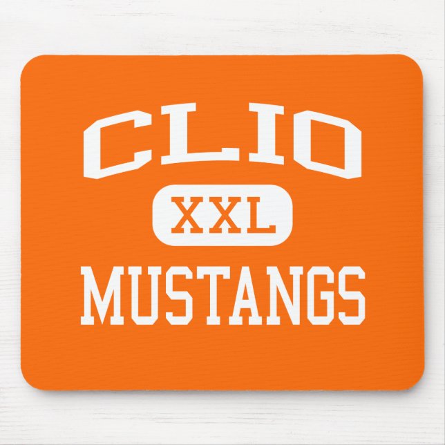 Tapis De Souris Clio - mustangs - lycée de Clio - Clio Michigan (Devant)