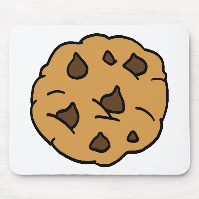 Tapis De Souris Clipart de dessin animé GÉANT Biscuit au chocolat  (Devant)