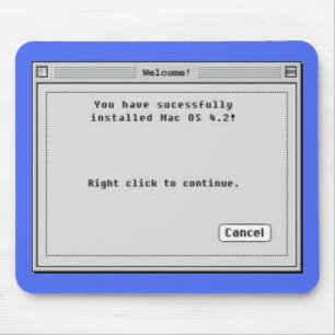 Tapis De Souris Cliquez avec le bouton droit pour installer Mac