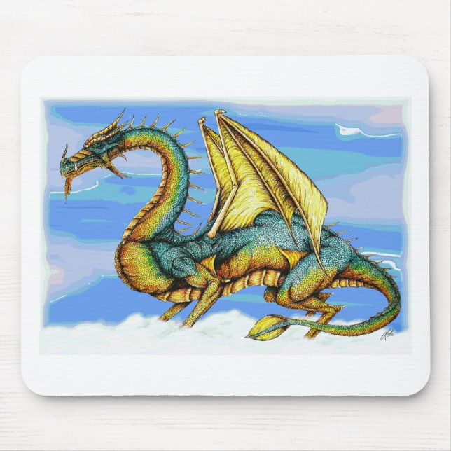 Tapis De Souris Clouez le marcheur de nuage (Devant)