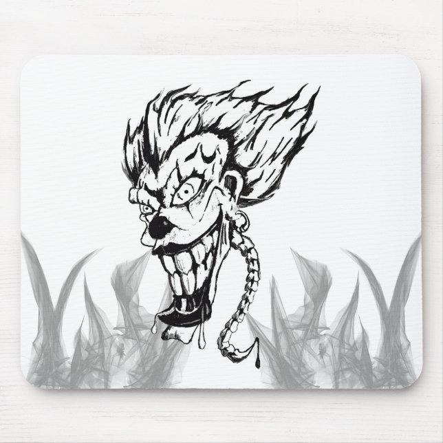 Tapis de souris clown malin (Devant)