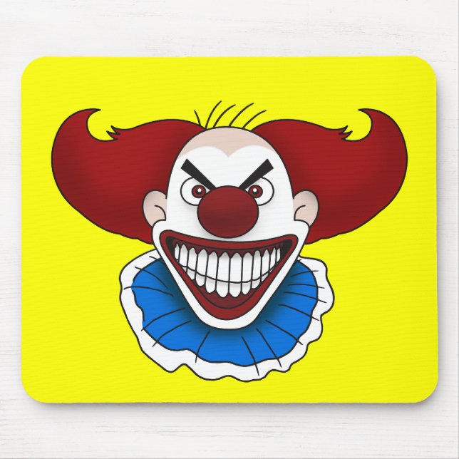 Tapis de souris Clown Psychopathe (Devant)