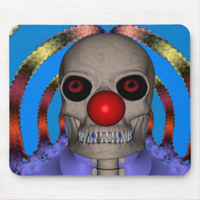 Tapis De Souris Clown squelette (Devant)