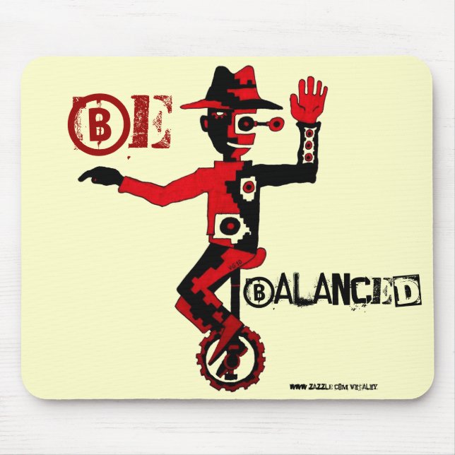 Tapis De Souris Clown sur le mousepad de l'industrie graphique (Devant)