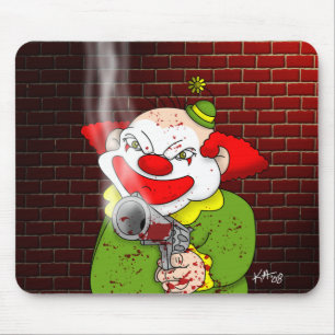 Tapis de souris Clown Tueur