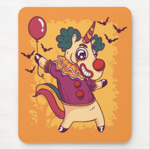 Tapis De Souris Clown Unicorn